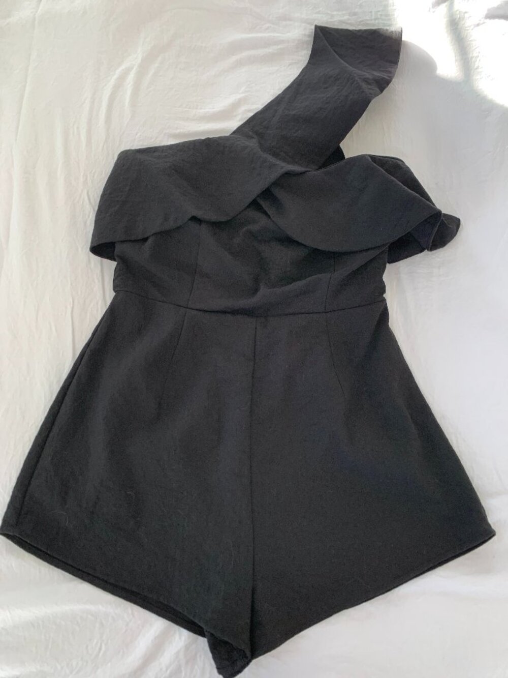 Lulus One Shoulder Romper, Medium